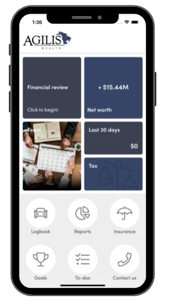 Agilis Wealth Iphone Screenshot Agilis Wealth Iphone Screenshot