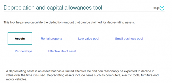 Depreciation Tool