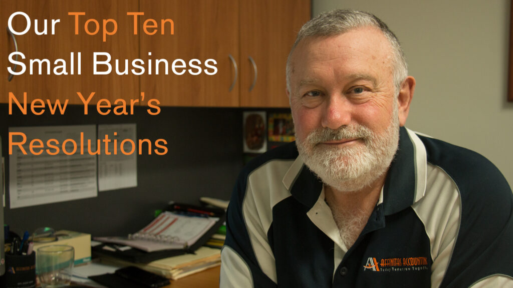 Affinitas' Top Ten Small Business New Year's Resolutions